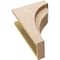 Ekena Millwork 6"W x 12"D x 18"H Classic Helena Rough Cedar Woodgrain TimberThane Corbel, Primed Tan CORUR06X12X18HELRCPR - alternate 4